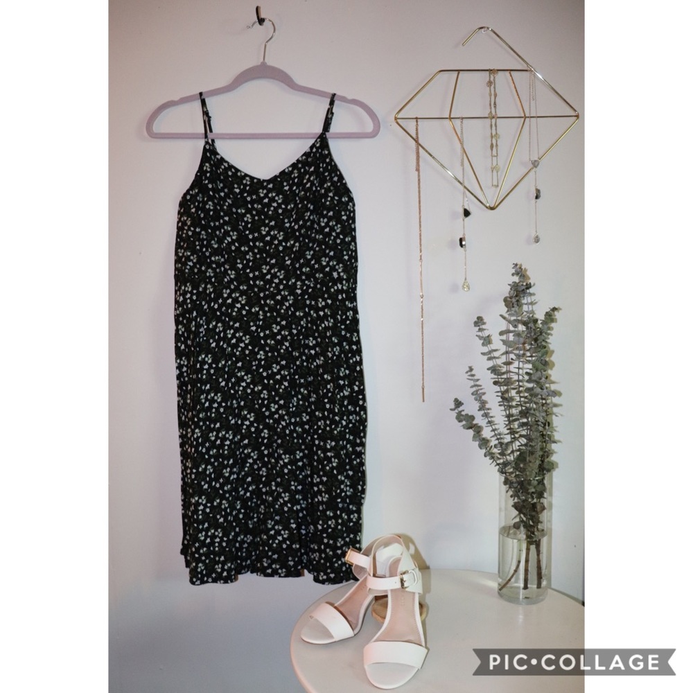 Old Navy Adjustable Strap Printed Dress